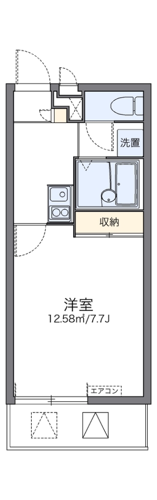 レオパレスカンパネラ 間取り