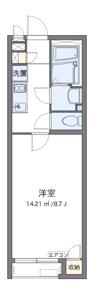 クレイノクローバーハイツⅡ 間取り