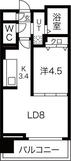 ヴォーネン円山裏参道 間取り