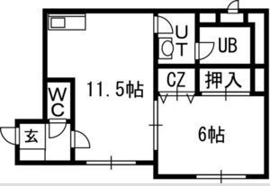 スカイヒルズN15 間取り