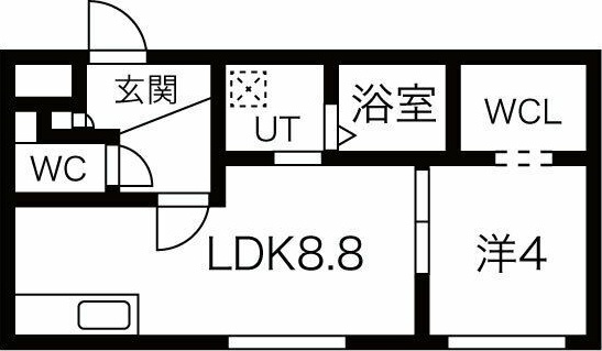 CHARLOTTE月寒(シャルロット月寒) 間取り