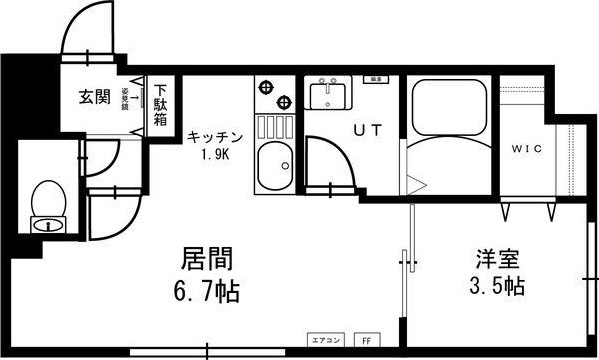 Harness南6条 間取り