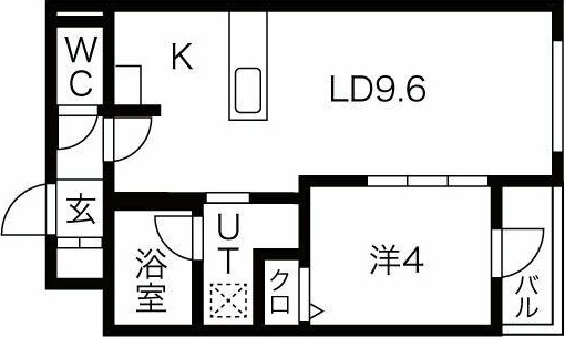 アルファスクエア福住2条 間取り