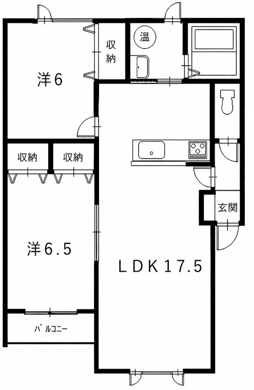 タネットＫ館  間取り