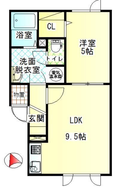 ナチュールⅠ 間取り