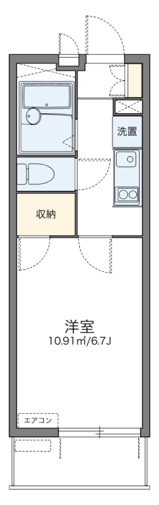 レオパレスカリス 間取り