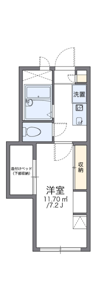 レオパレスメゾン・ド・矢向 間取り