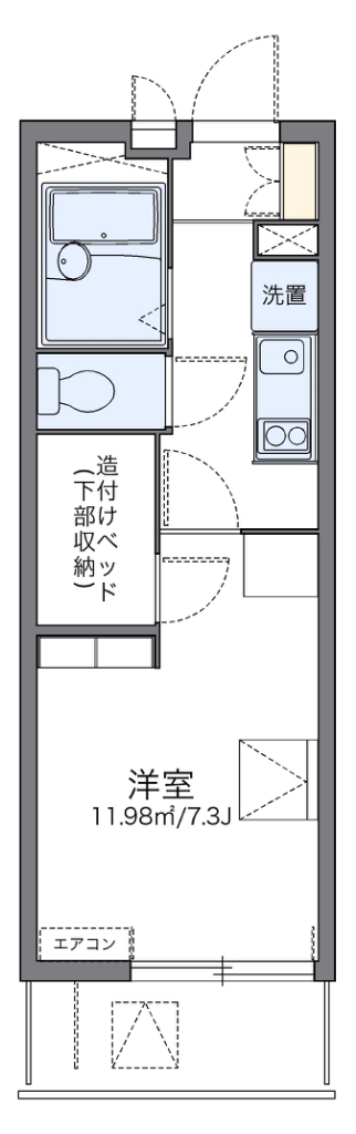 レオパレスアイリスＮ 間取り