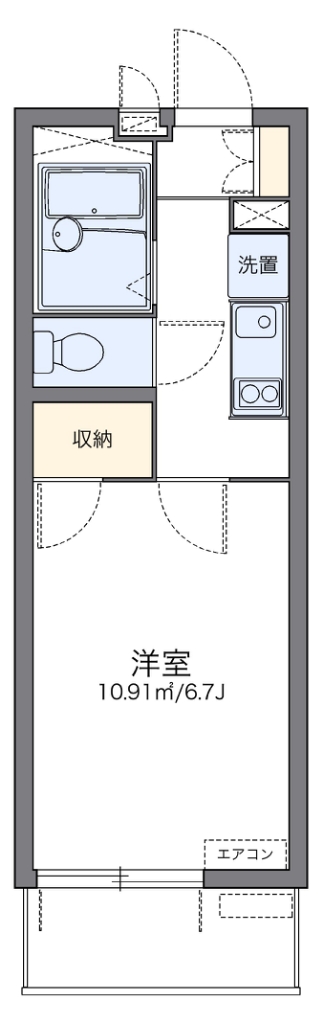 レオパレスヴァンルミエール 間取り