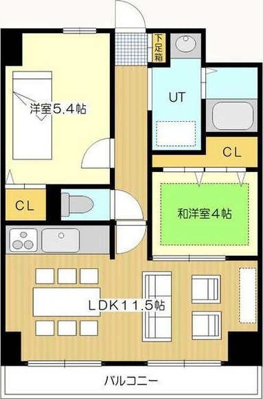 アクロビュー北大前 間取り