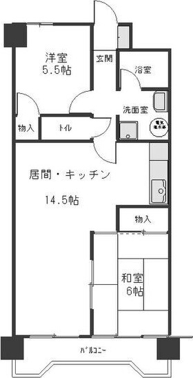 朝日プラザ偕楽園 間取り