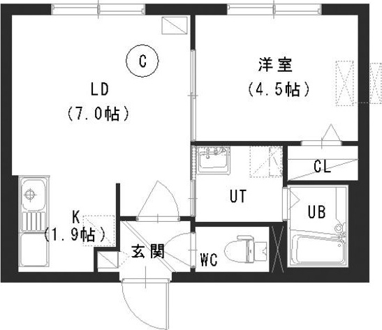 インフィニティ旭町 間取り