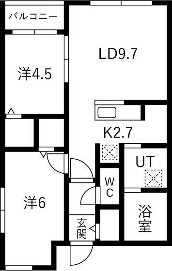 ブランシャール琴似駅前 間取り