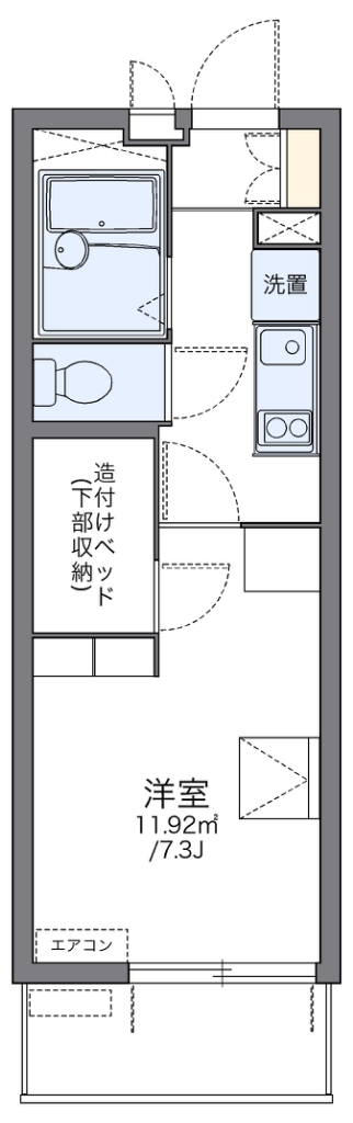 レオパレスエスタⅣ 間取り