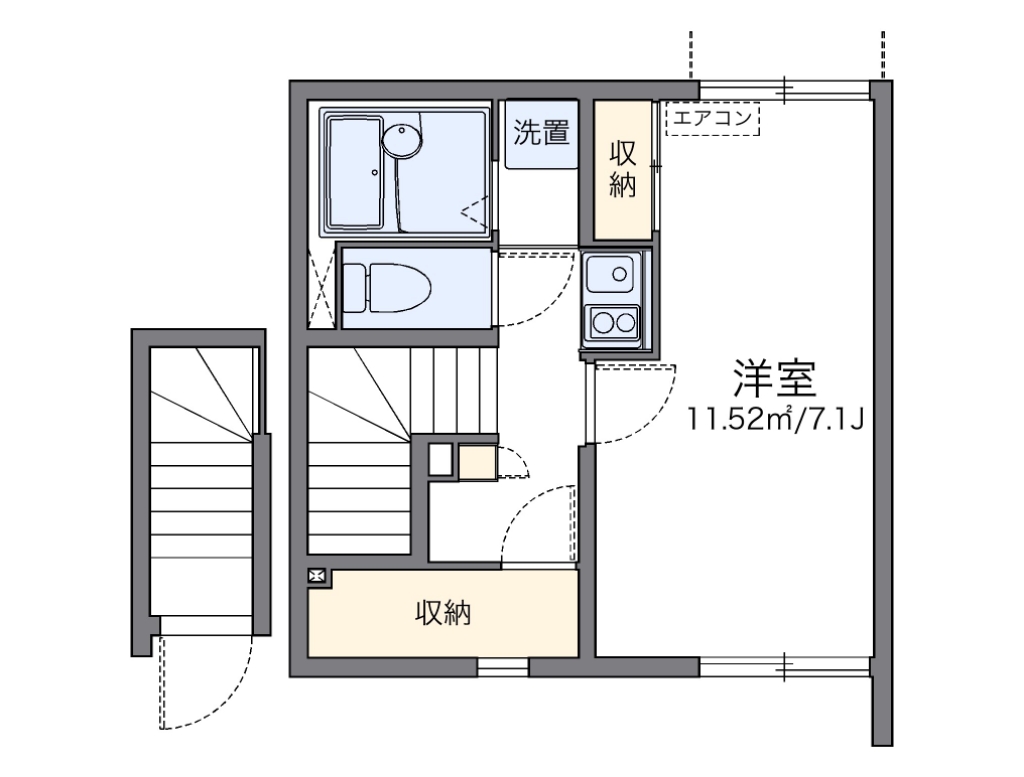 レオネクストカーサ　フルクトス 間取り