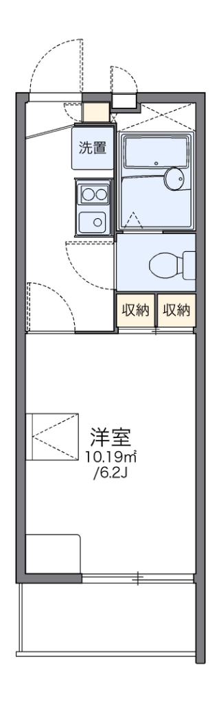 レオパレスサガミわたなべ 間取り