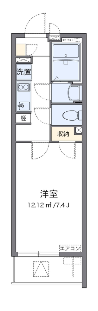 クレイノクーラ　ルガル 間取り