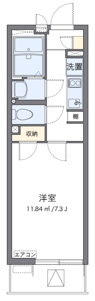 クレイノ城山Ⅲ 間取り