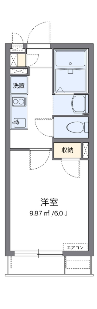 クレイノＫサンライトⅤ 間取り