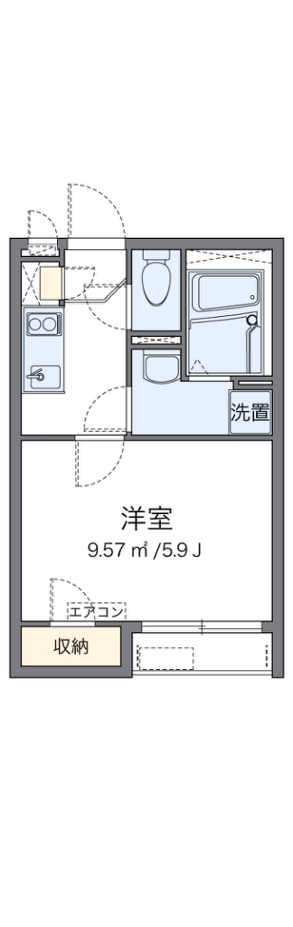 クレイノＬｕｍｉｎｏｕｓ 間取り