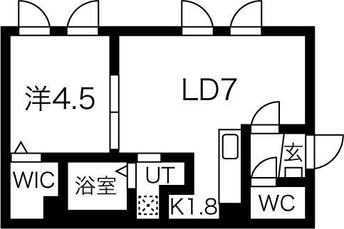 コローレN28W4 間取り