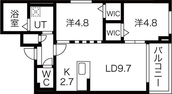 Midtown Terrace N20 間取り