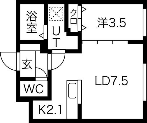 BASE　TSUKISAMU 間取り
