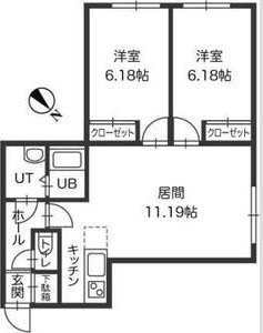 ル・ノール学園前 間取り