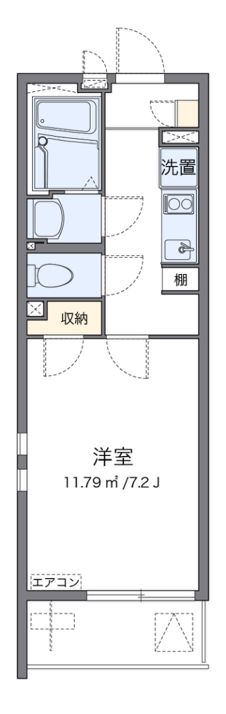 クレイノサクシード所沢 間取り