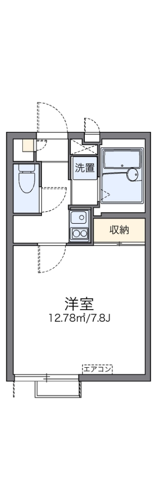 レオパレスアネモス 間取り