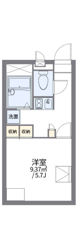 レオパレスリバーパーク 間取り