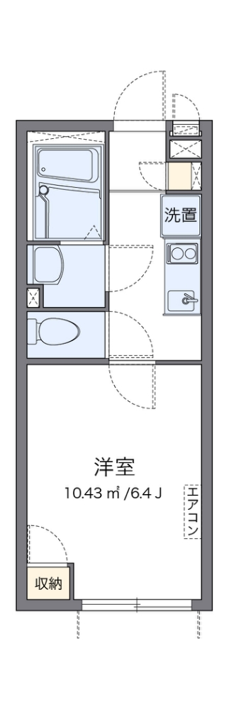 クレイノプレシアセイショウⅡ 間取り
