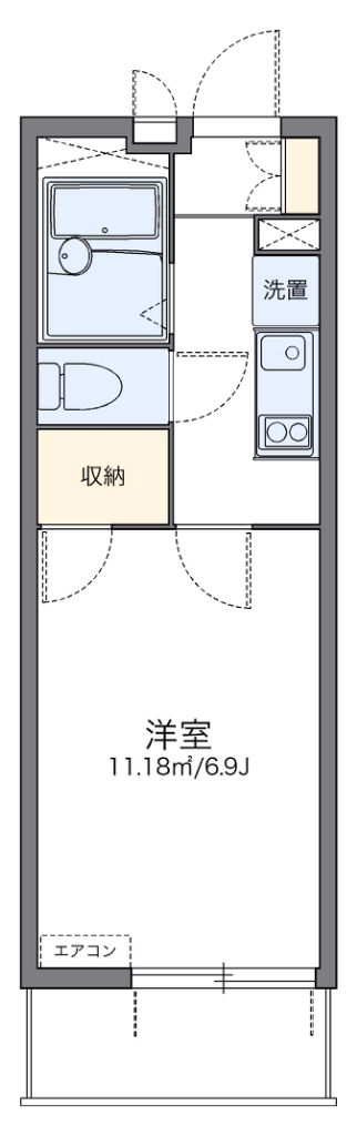 レオパレスバーディー 間取り