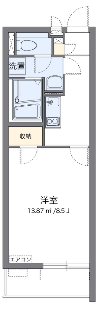 クレイノアイリス鶴ヶ峰 間取り