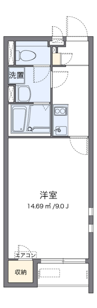 クレイノクローバーハイツⅡ 間取り