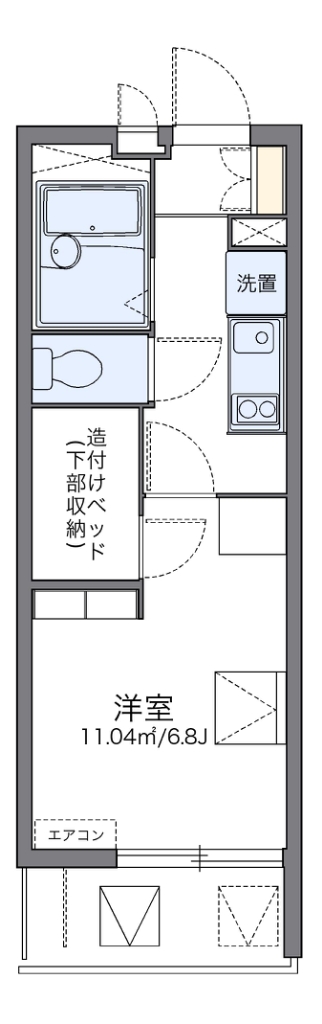 レオパレスアネックスリバティー 間取り