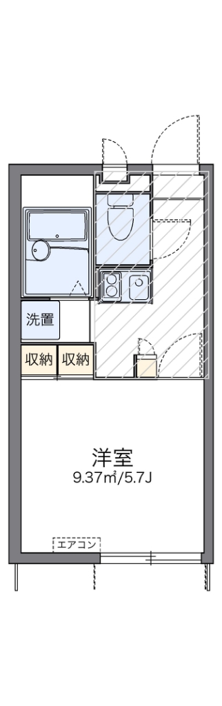 レオパレスグランシャリオ参番館 間取り