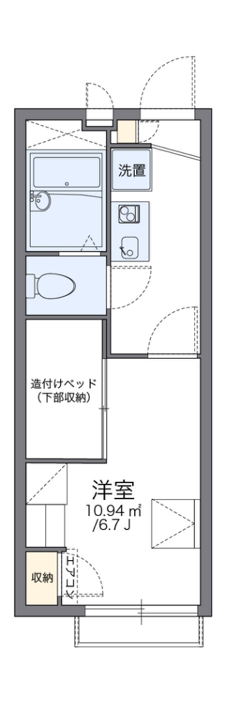 レオパレスオリザ田無 間取り
