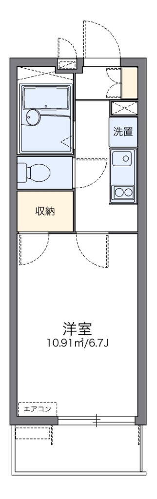 レオパレスラグレージュ 間取り