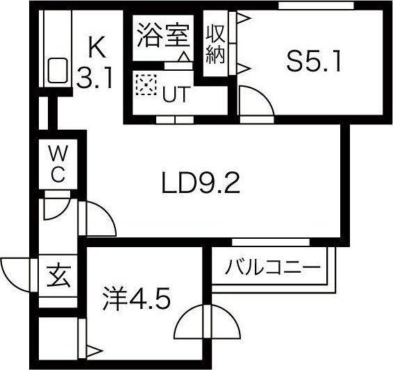 フォースアベニュー美園 間取り