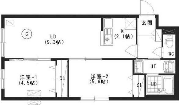 INFINITY平岸 間取り