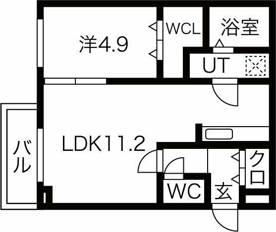 NS ASABU(旧サムティ麻生) 間取り