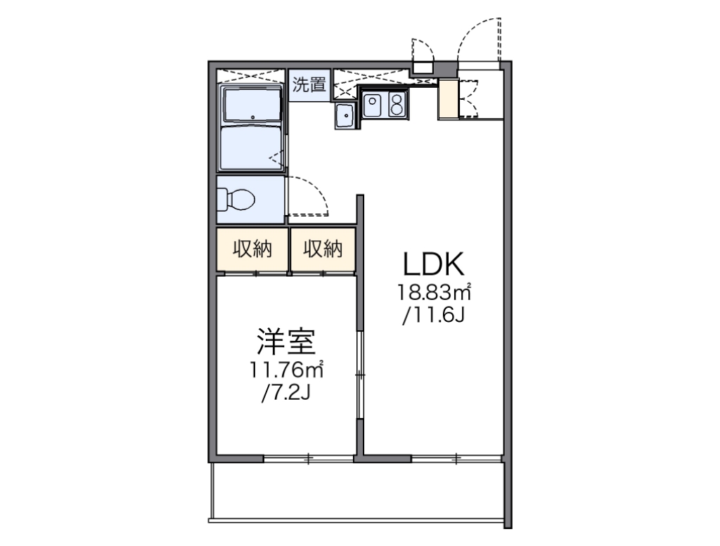 レオパレスエスタ 間取り