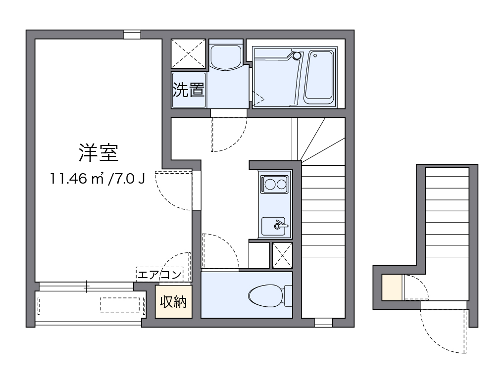 クレイノフローリ 間取り