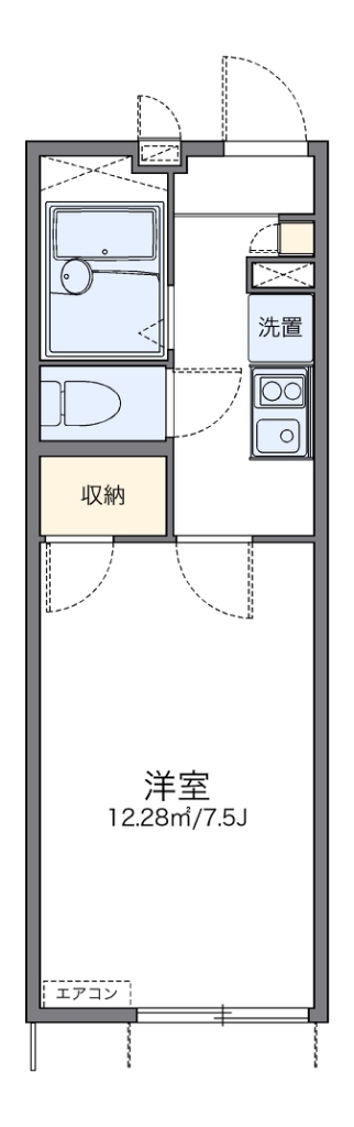 レオパレス桜Ⅱ 間取り