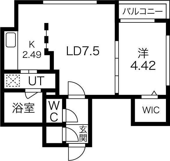 ミュゲS7 間取り