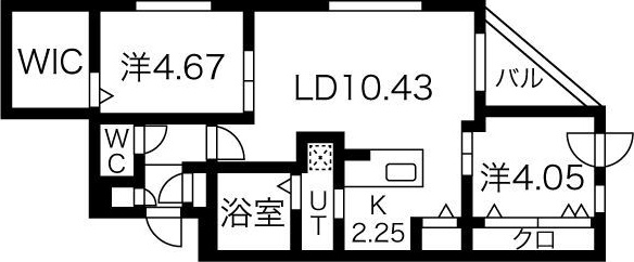 癒禅1.4 間取り