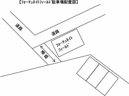 フォーチュネイトフィールド 駐車場