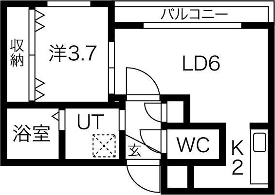 Colorise琴似 間取り