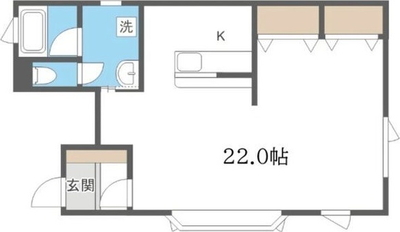 K2(ケーツー) 間取り